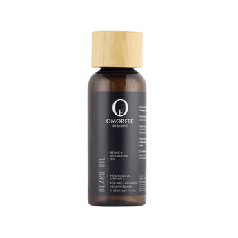 Omorfee Organic and Natural Beard Oil for Smooth and Soft Beard and Moustache. Daily Beard Oil best for well groomed beard. Dense beard and growth and nourished beard.